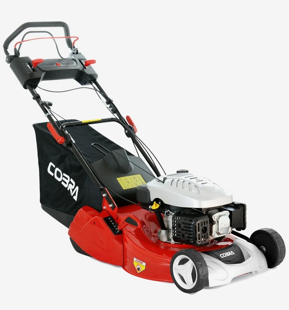 Cobra RM514SPC 51cm Self Propelled Rear Roller Petrol Lawnmower