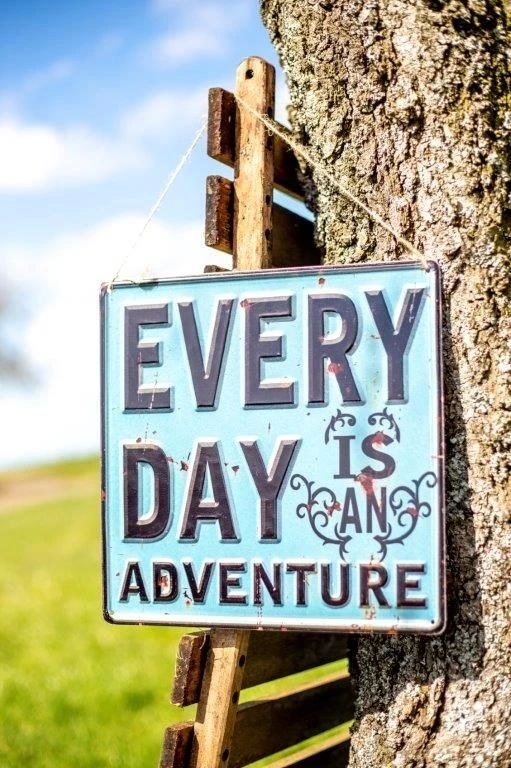 La Hacienda Every Day Is An Adventure Garden Sign - Image 2