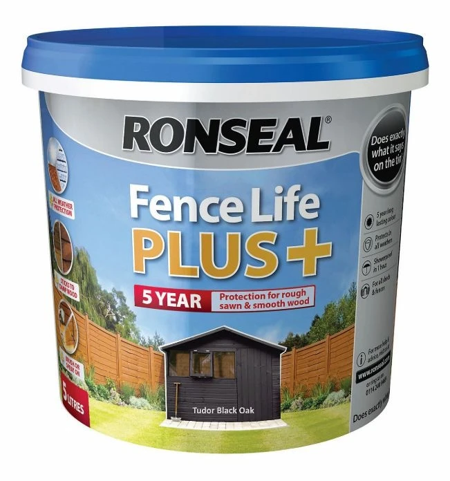 Ronseal Fencelife Plus - Tudor Black Oak 5L